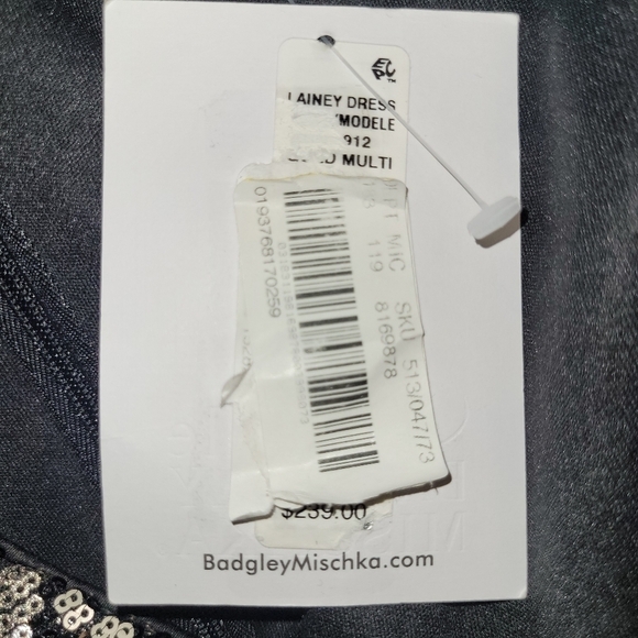 Badgley Mischka Belle Leopard Sequined Midi Dress Size 0. - Picture 14 of 16